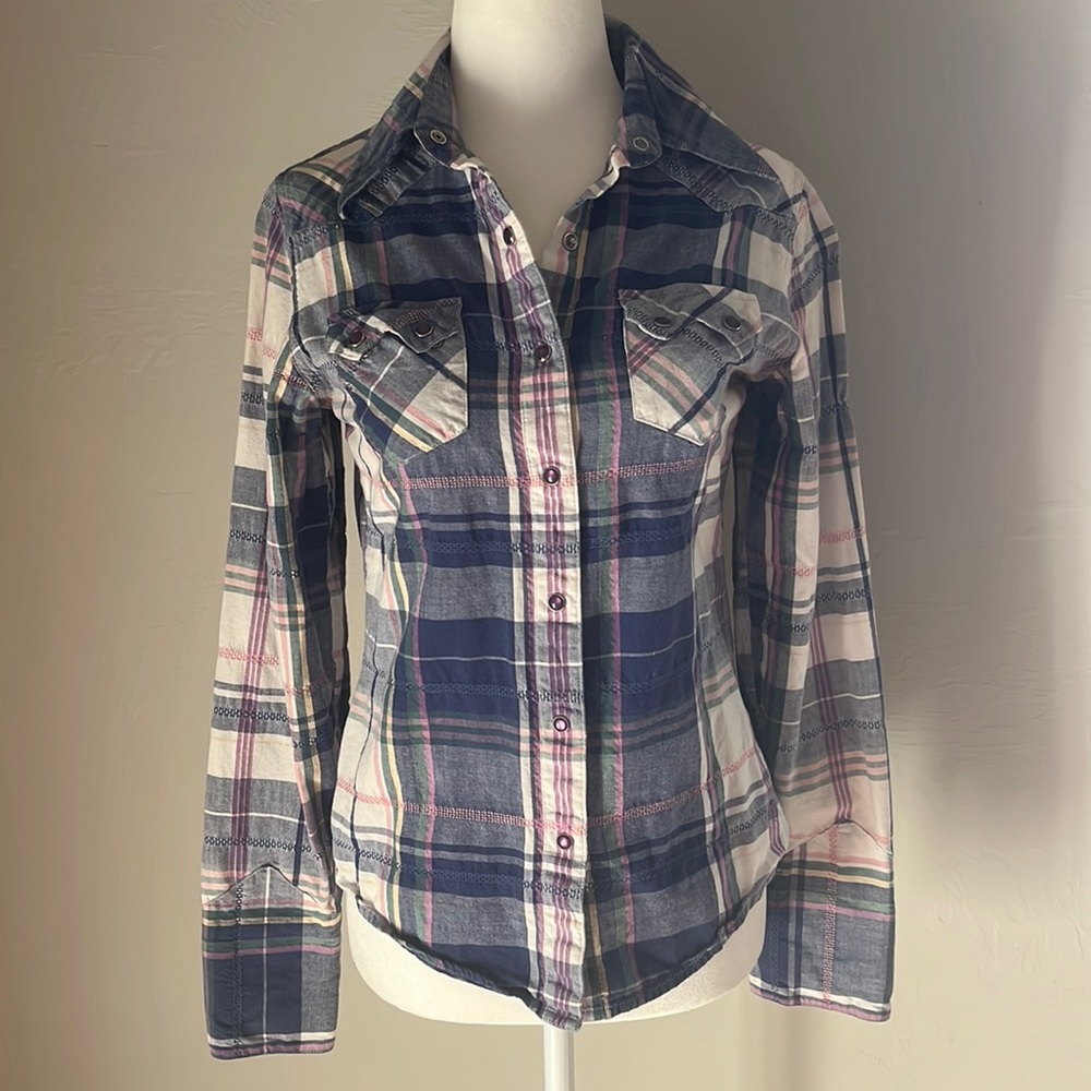 Cruel Girl Size Small Long-sleeve Pearl Snap